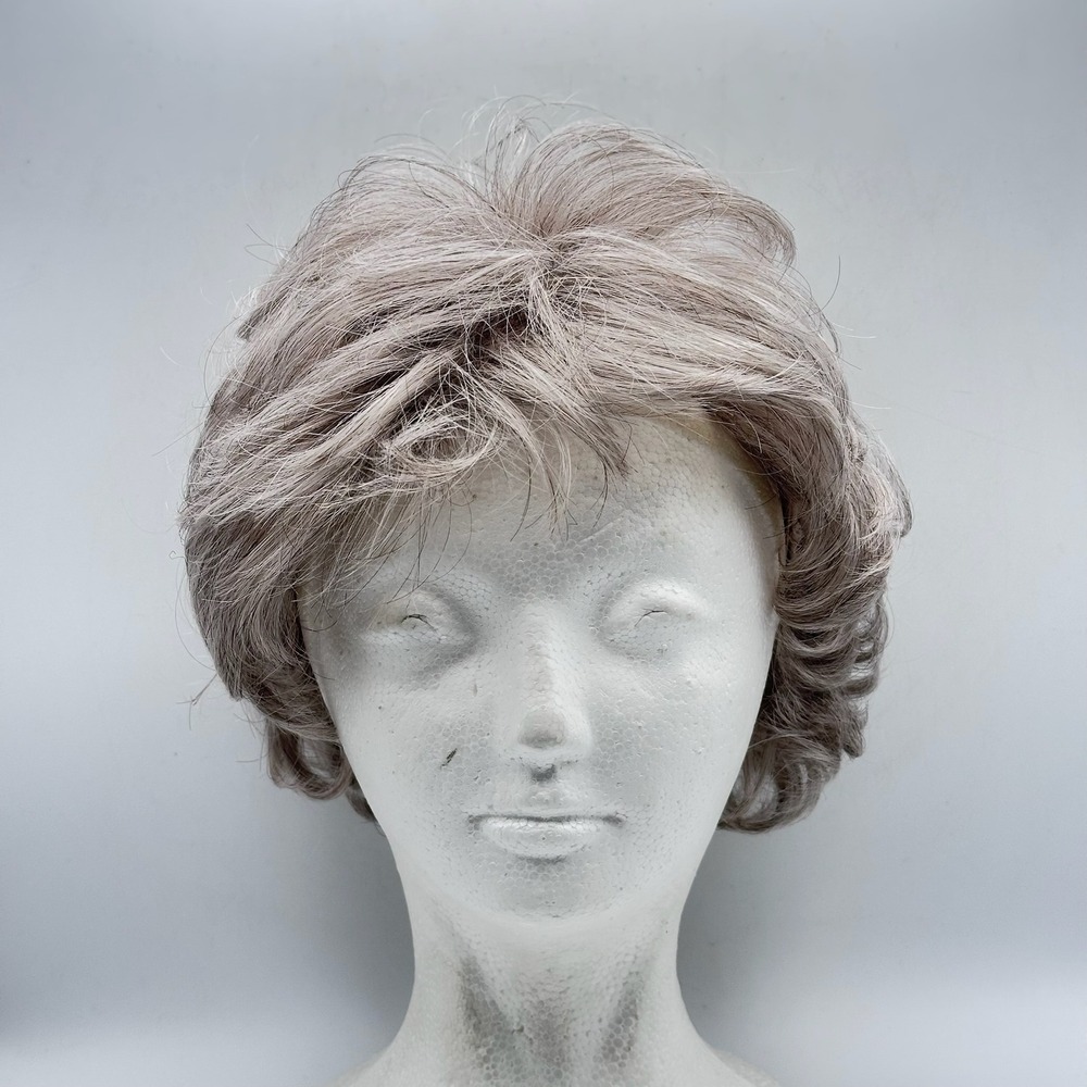Henry Margu Gray Short Curly Wavy Synthetic Wig‎ 2592